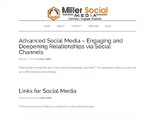 Tablet Screenshot of millersocialmedia.com
